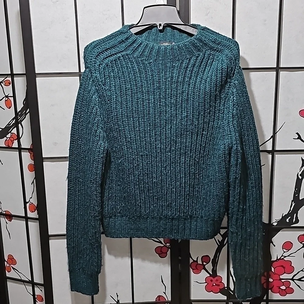 Kate Spade Saturday Retro Cropped Sweater Size Small